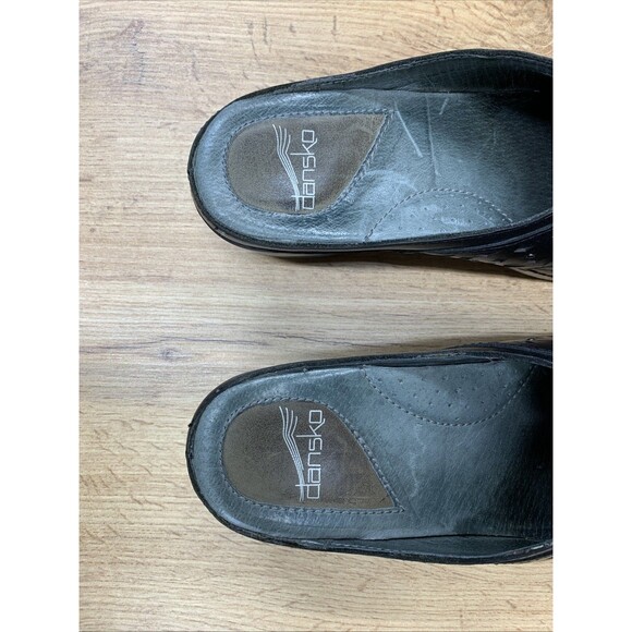 Dansko Women's Clogs Mules Slip On Leather Comfort Shoes Studs Size US 8 Eur 38 - Picture 15 of 16